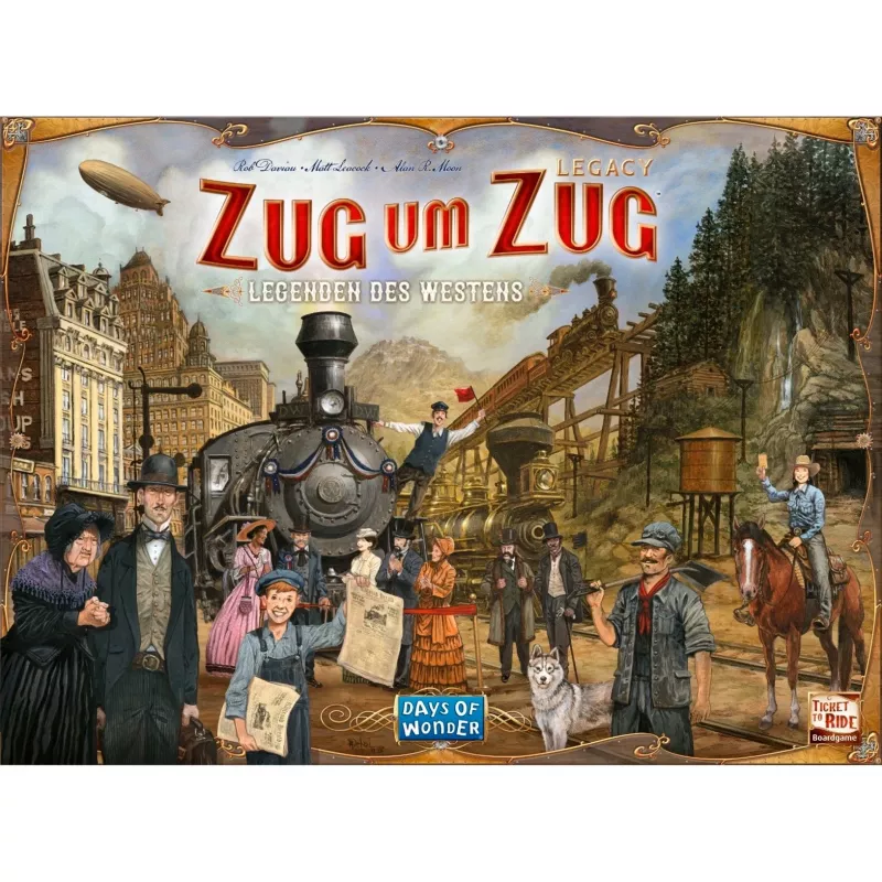 Zug um Zug Legacy: Legenden des Westens, jogo de tabuleiro