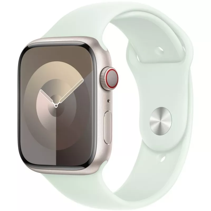 Bracelete Apple 45 mm Soft Mint Desportivo S/M – Confortável, leve, durável