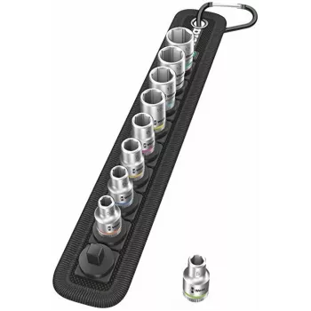 Conjunto de chaves de caixa Wera Belt B 4 3/8 polegadas métricas