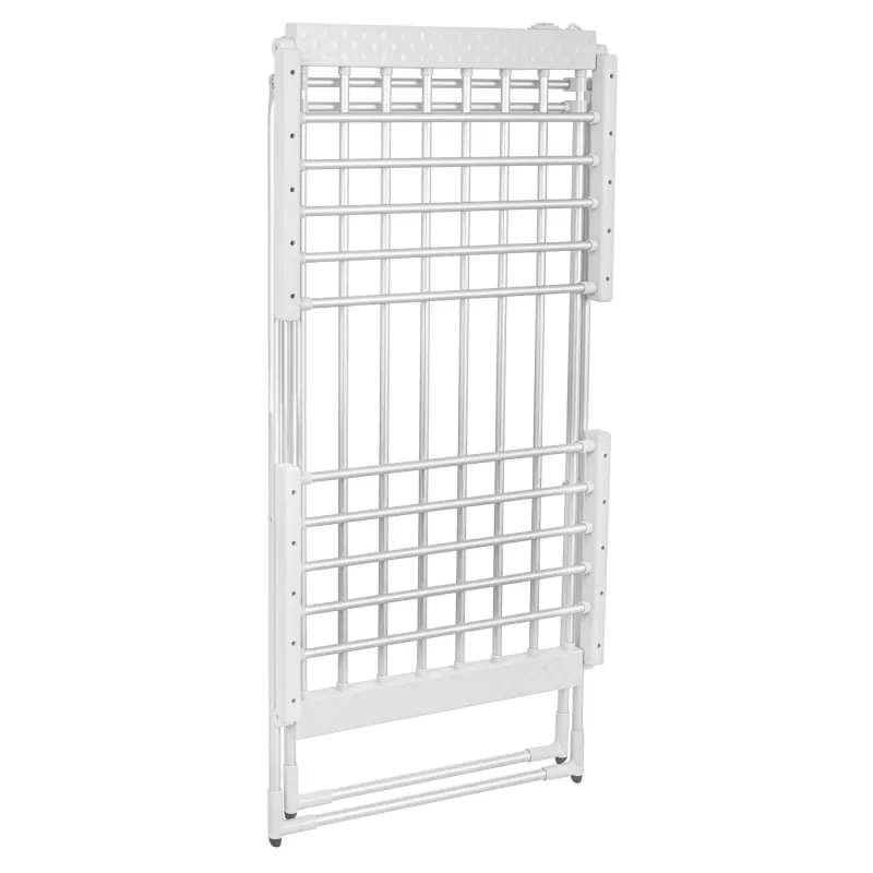 Estendal elétrico dobrável Adler AD 7821 – prata e branco, grau de proteção IP22