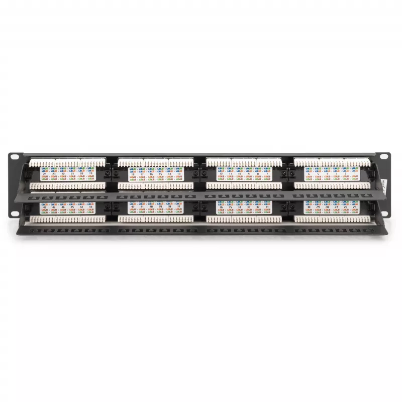 DIGITUS - Patch Panel - RJ-45 X 48 - cinzento, RAL 7035 - 2U - 48 portas (DN-91648U)