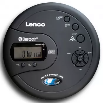 Leitor de MP3 Lenco CD-300 preto
