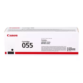 Cartucho de toner Canon 055 1 unid. original preto
