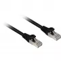 Cabo de rede Sharkoon Cat.6a SFTP RJ-45 Cat6a 1 m preto