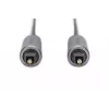 Cabo de ligação Digitus Toslink 3 m macho para macho banhado a ouro