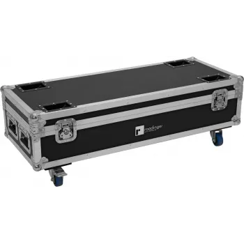 Flightcase Roadinger para 8x AKKU UP-4 QuickDMX com função de carregamento, modelo 31005144