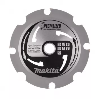 MAKITA DISCO DE SERRA CIRCULAR 165x20x4Z ESPECIALIZADO PARA PLACAS DE FIBROCIMENTO