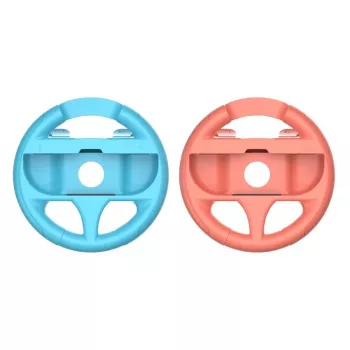Volante mod Subsonic pack de 2 volantes para Switch e Switch 2 vermelho turquesa