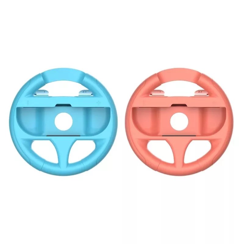 Volante mod Subsonic pack de 2 volantes para Switch e Switch 2 vermelho turquesa