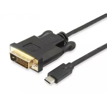 Equip cabo USB Type-C para DVI-D Dual-Link, ficha–ficha, 1,8 m