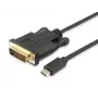 Equip cabo USB Type-C para DVI-D Dual-Link, ficha–ficha, 1,8 m