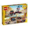 LEGO Creator 3-in-1 31146 Camião de Plataforma com Helicóptero