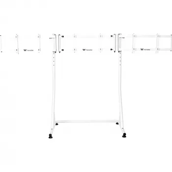 Suporte triplo para monitores Thermaltake Pro branco neve para monitores 17 - 55 (GSC-MSP-MDSLWH-01)