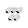 Digitus CAT 6A Acopladores modulares blindados 5 peças RJ-45 contactos dourados