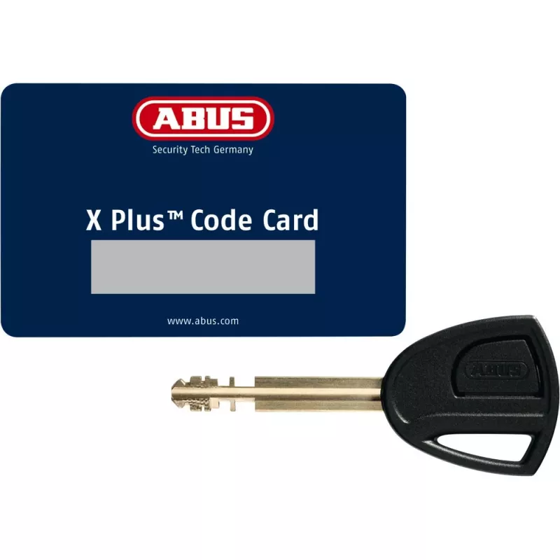 Cadeado em U ABUS Granit XPlus 540/160HB300, arco quadrado de 13 mm, com suporte USH, preto
