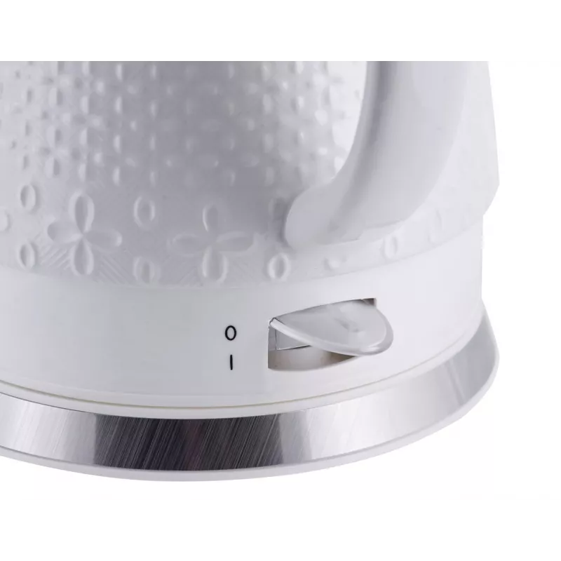 Chaleira elétrica Maestro MR-073 1,5 l 1500 W branca, controlo por alavanca, indicador de nível de água