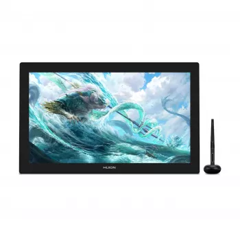Tablet gráfico HUION Kamvas Pro 24 4K GT2401 — 23,8 polegadas QLED 3840×2160, 16:9, 8192 níveis de pressão