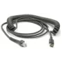 Zebra CBA-U29-C15ZBR cabo USB USB 2.0 4,57 m USB A preto