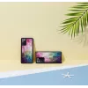 Capa de proteção iKins para Samsung Galaxy Note 20 – motivo flores aquáticas preto