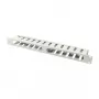LogiLink – Organizador de cabos – Cinzento-claro, RAL 7035 – 1U – 48,3 cm (19