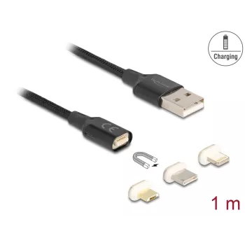 Cabo USB DeLOCK 88165 1 m USB A preto