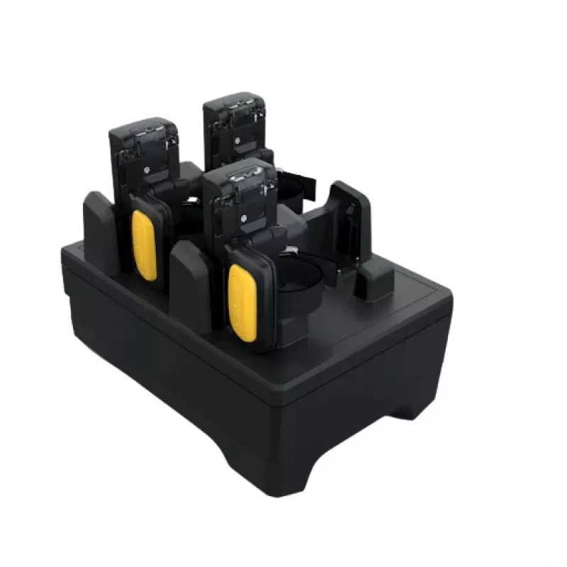 Carregador de bateria Zebra CRD-RS51-4SCHG-01 para leitor de códigos de barras, DC