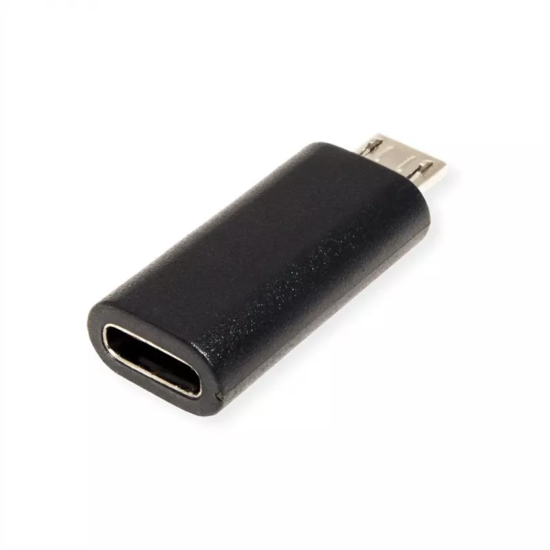 VALUE Adaptador USB - USB-C (F) reversível para Micro-USB Type-B (M)