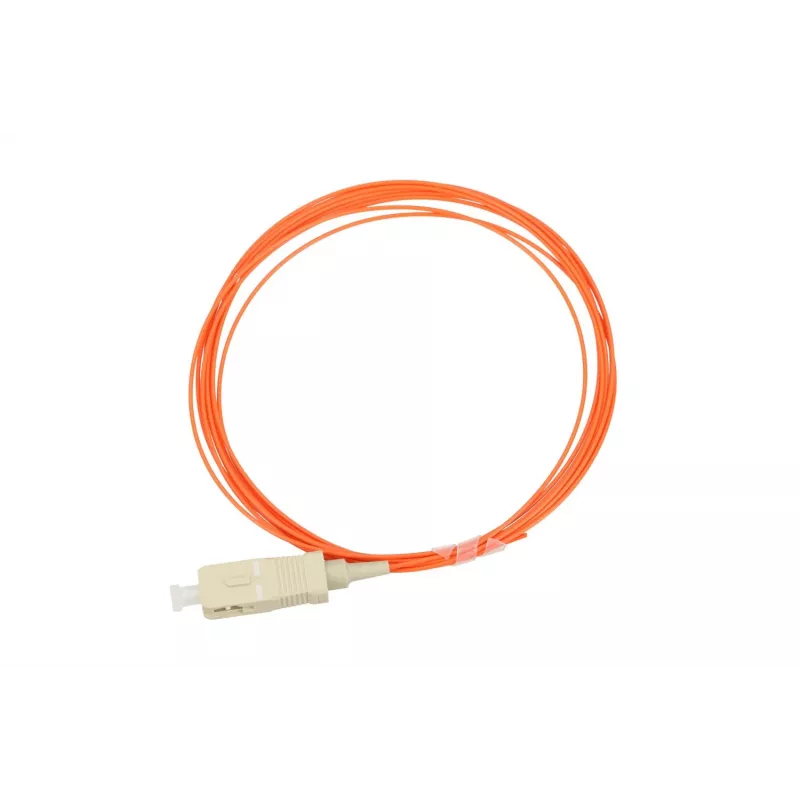 Pigtail SC/UPC Cabo Multimodo Extralink OM2 50 µm 900 µm 2 m FTTH laranja