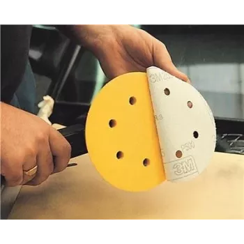 Discos de lixa Abrasive Hookit 255P 3M P500 150 mm com furo, pack de 100