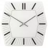 Relógio de parede NeXtime 8128wi Hexagon, 43x43 cm, branco