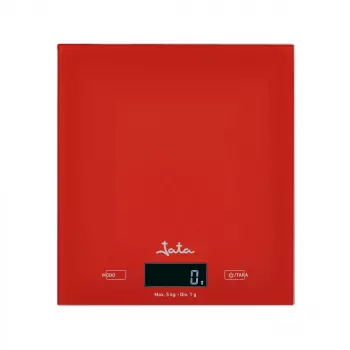 Balança de cozinha eletrónica JATA Mod. 729R vermelha