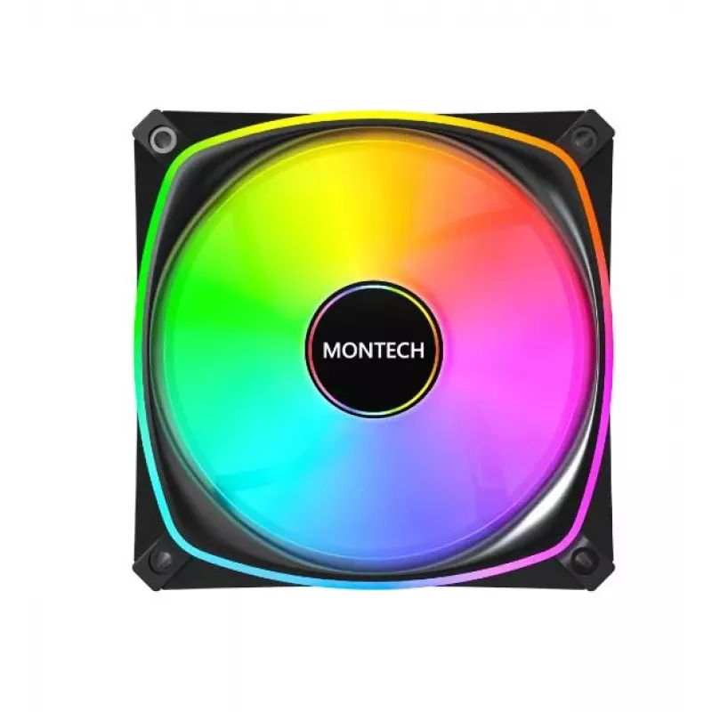 Ventoinha para caixa MONTECH AX120 PRO preto 120mm ARGB