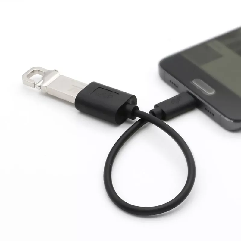 Cabo TB OTG USB AF - USB C 15cm preto (AKTBXKU4PAC015B)