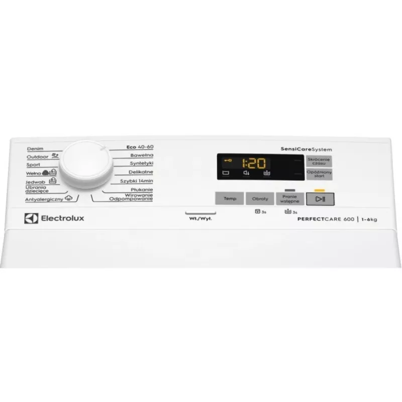 Máquina de lavar roupa Electrolux EW6TN5261FP, carga frontal 6 kg, classe de eficiência energética D