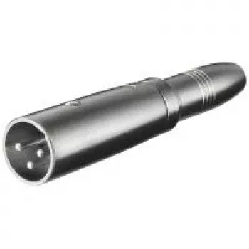 Adaptador XLR Wentronic Goobay - ficha XLR (3 pinos) > conector fêmea jack 6,35 mm (2 pinos, mono) (27454)