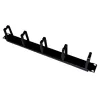 Alantec PK009 Organizador de cabos Suporte de parede para cabos Preto 1 unid.