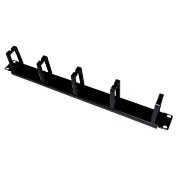 Alantec PK009 Organizador de cabos Suporte de parede para cabos Preto 1 unid.