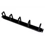 Alantec PK009 Organizador de cabos Suporte de parede para cabos Preto 1 unid.