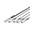 Cabo de ligação direta Digitus DN-81325 40G QSFP+ para 4x SFP+ 5 m