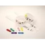 Clipes Zebra para utilização com pulseiras QuickClip amarelo