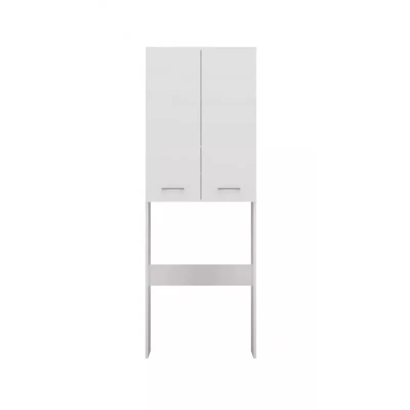 Armário de arrumação de casa de banho Top e Shop POLA DD BIEL – montagem na parede, estrutura branca, 4 prateleiras