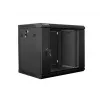 Rack de parede LANBERG 9U (600×450×507 mm) IP20, carga máx. 60 kg, preto