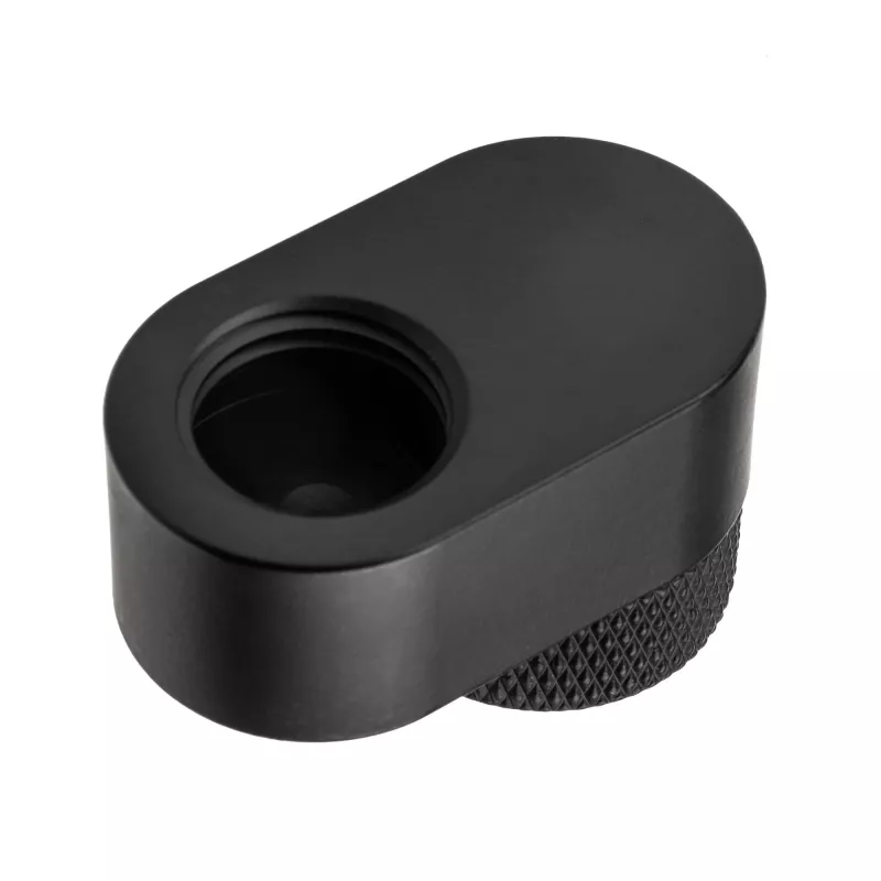 XSPC G1/4 Rotary 14mm Offset Fitting - preto mate