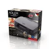Sanduicheira Adler AD 3043, 1300 W, placas antiaderentes, 2 sanduíches, superfície de cozedura 285 × 152 mm, preta