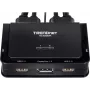 Switch teclado/vídeo/rato (KVM) Trendnet TK-220DPI preto (TK-220DPi)