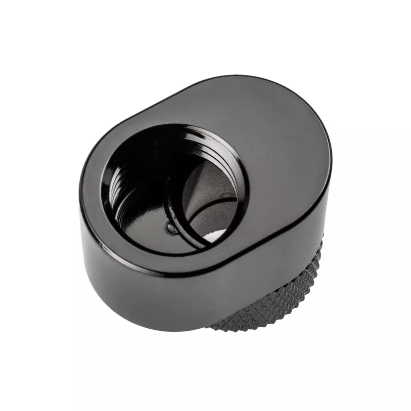 Conector angular offset 7mm XSPC G1/4 em cromado preto da XSPC