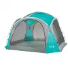 Event Dome Shelter L, 3,65 x 3,65m, pavilhão azul-claro/cinzento