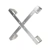 Suporte de cabos Extralink Four arms aluminium frame S500 — 500 x 500 x 70 mm, secretária/parede, alumínio
