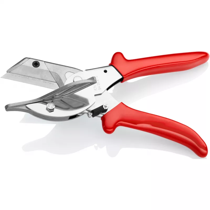 Knipex 94 35 215 Tesoura de esquadria para perfis de plástico e borracha, 215 mm
