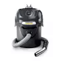 Aspirador Kärcher AD 2 600 AW — aspirador de cinzas a seco, 14 l, 600 AW, mangueira Ø 3,5 cm, mangueira 1 m, preto